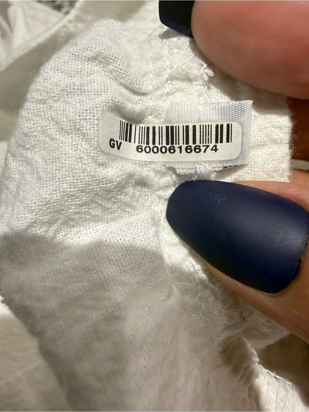 White XL 100% Cotton Tiered High Low Maxi Dress Pockets - Picture 4 of 6